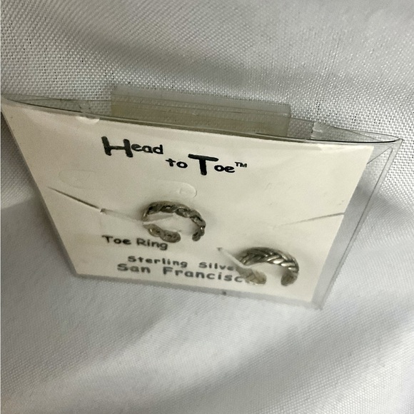 NWT Sterling Silver Head to Toe Adjustable Rings. Braided Style Artisan Made USA - Picture 2 of 2